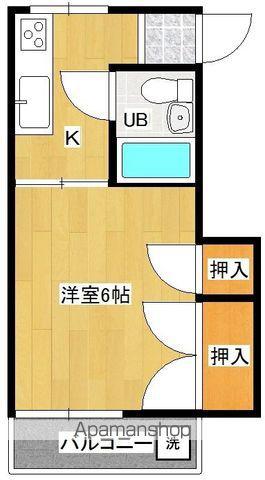 ダイヤモンドコーポ(1K/4階)の間取り写真