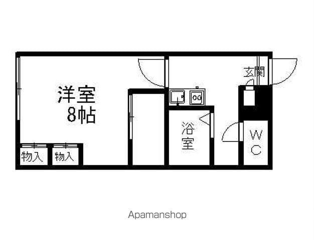 レオパレスパインコート(1K/2階)の間取り写真