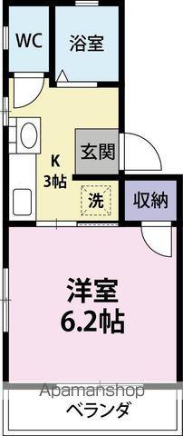 スカイハイツタキカワ(1K/2階)の間取り写真