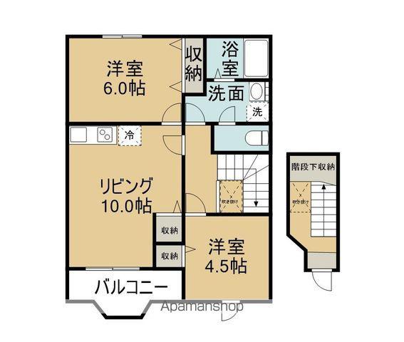 CENTURY21(2LDK/2階)の間取り写真