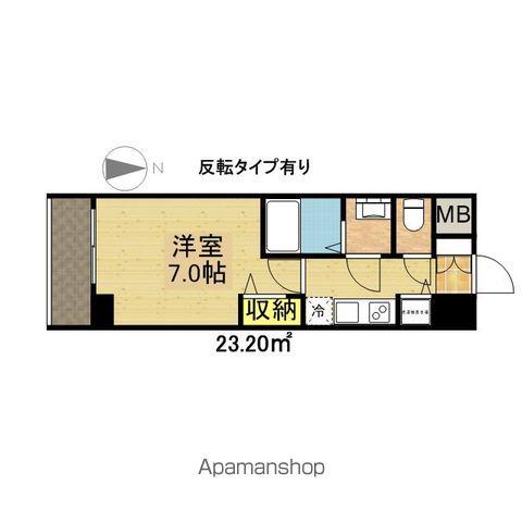 プレサンス栄ブリオ(1K/5階)の間取り写真