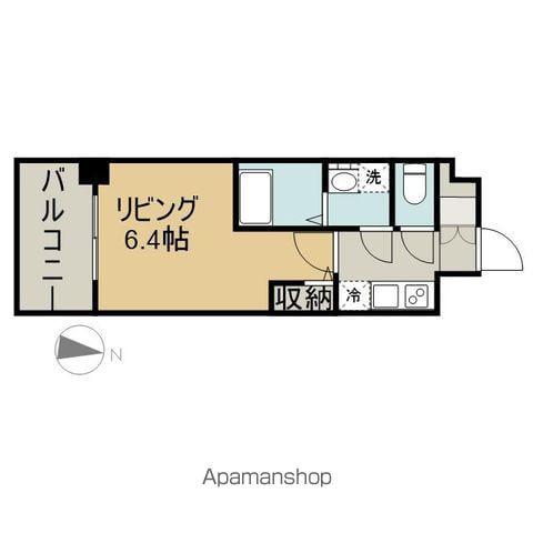 エスリード鶴舞グランパークス(1K/12階)の間取り写真