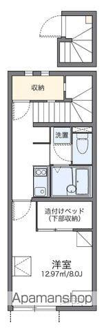 レオネクストグッド ハッシー(1K/2階)の間取り写真