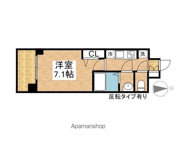 プレサンスTHE栄(1K/10階)の間取り写真