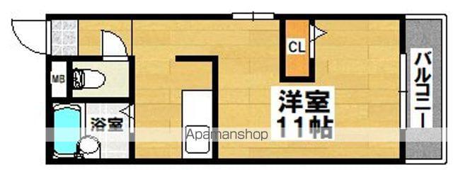 サニーハイツ住吉(ワンルーム/5階)の間取り写真