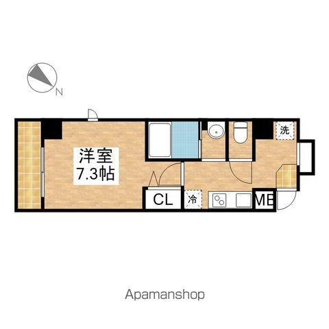 ラグゼナ上前津(1K/3階)の間取り写真
