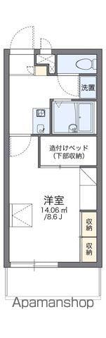 レオパレス アニマート(1K/2階)の間取り写真