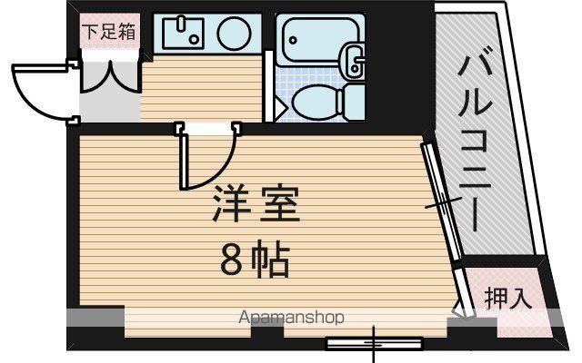 JPアパートメント東淀川5(1K/3階)の間取り写真