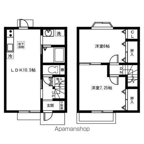 ＡＭＯＲＥ富塚(2LDK)の間取り写真