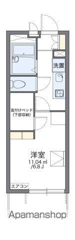 レオパレスFUKASION五香(1K/2階)の間取り写真