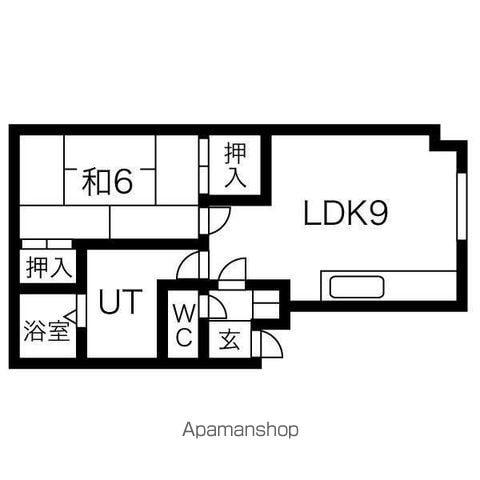 長谷川ハイツ(3LDK/2階)の間取り写真