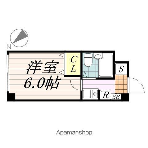 カムフォート新宿 4階階 間取り