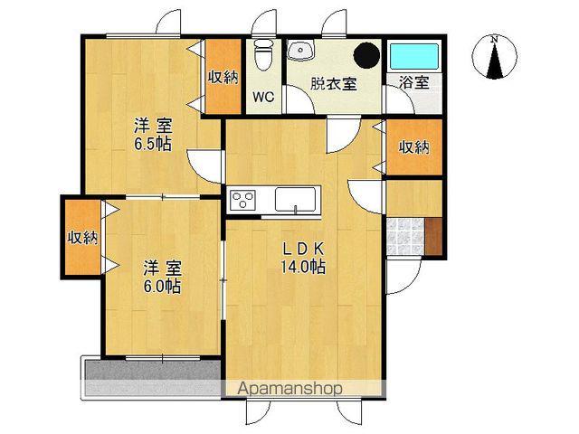 フリーダムA(2LDK/2階)の間取り写真