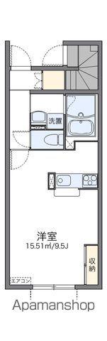 レオネクストタキシード(1K/1階)の間取り写真