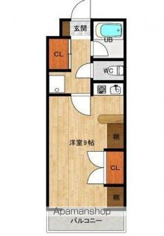 ベイサイドさくら(ワンルーム/7階)の間取り写真