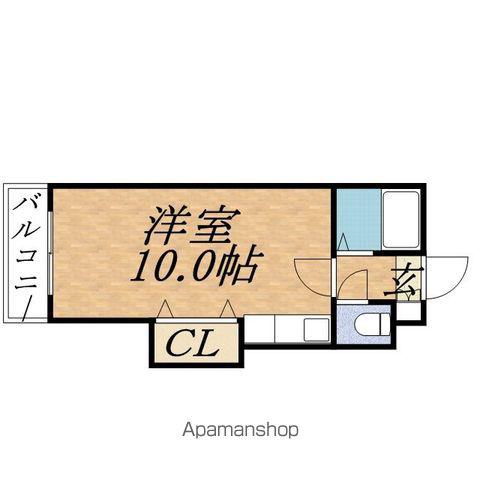 ハイツフランセ円山(ワンルーム/1階)の間取り写真