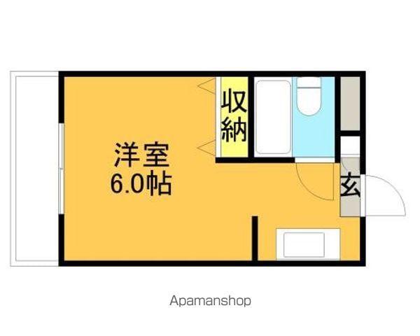 メゾン・ド・エソール(ワンルーム/10階)の間取り写真