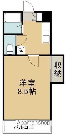 メゾンブランシュ2(1K/2階)の間取り写真