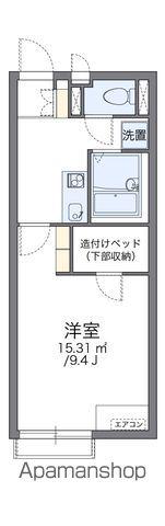 レオネクスト雪月花Ⅰ(1K/1階)の間取り写真