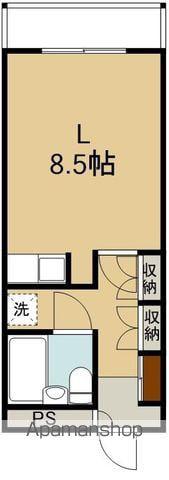 アシスト函館マンション(ワンルーム/2階)の間取り写真