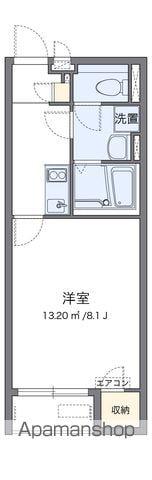クレイノMIRAI(1K/2階)の間取り写真