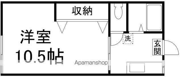 ハイムワカナ(1K/2階)の間取り写真