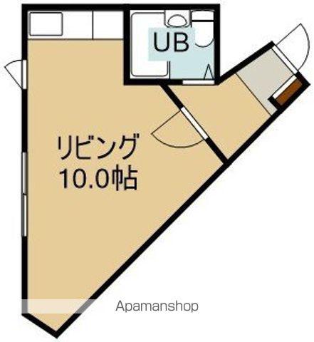 レジェンド五稜郭(ワンルーム/3階)の間取り写真