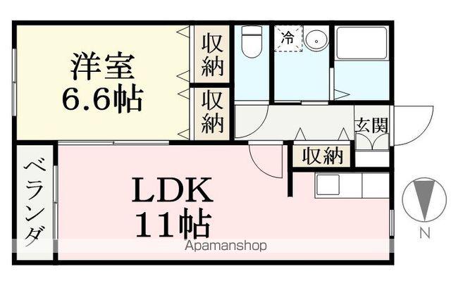 エピソード(1LDK/1階)の間取り写真