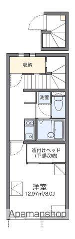 レオネクストアークセルシオ(1K/2階)の間取り写真