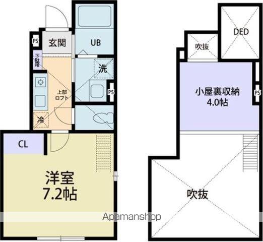 MON REVE(1K/1階)の間取り写真