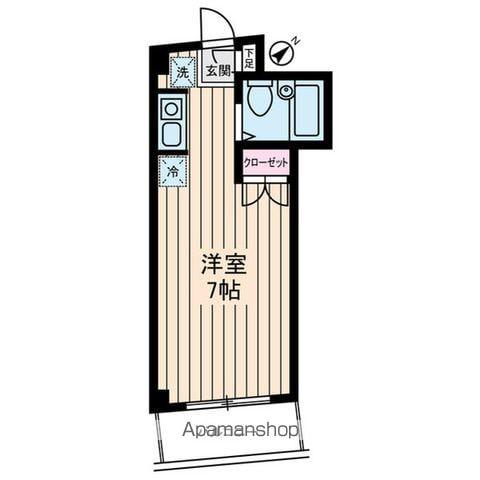 アイ・エステート阿佐ヶ谷(ワンルーム/4階)の間取り写真