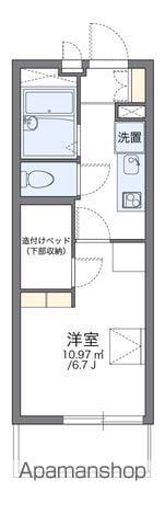 レオパレス阪急塚口(1K/1階)の間取り写真