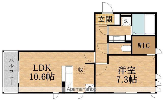 テイエムエスコート(1LDK/1階)の間取り写真