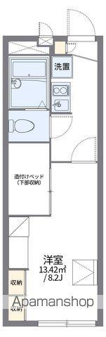 レオパレス金岡東町(1K/2階)の間取り写真