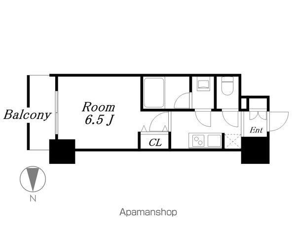 ルネフラッツ庄内通駅前(1K/7階)の間取り写真