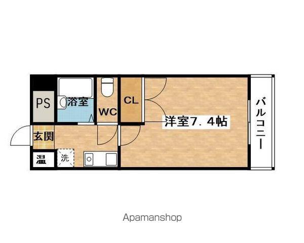 ユートピアYAMATO(1K/7階)の間取り写真