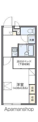 レオパレスサンライズホーム(1K/1階)の間取り写真