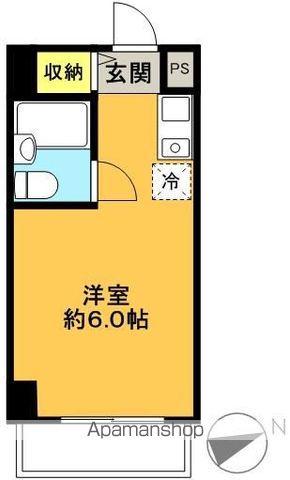 スカイコート下高井戸(ワンルーム/12階)の間取り写真