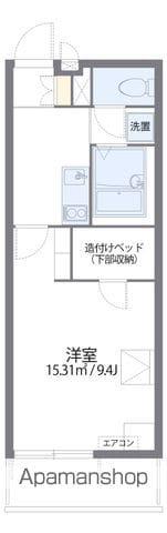 レオパレス博多豊2(1K/4階)の間取り写真