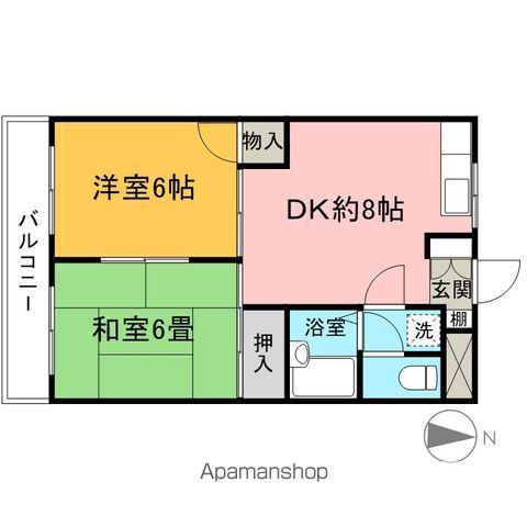 グランドハイツ 1階階 間取り