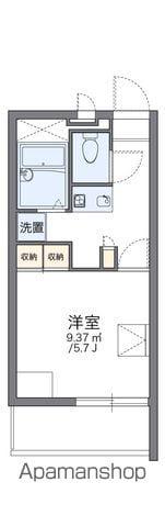 レオパレス愛(1K/2階)の間取り写真