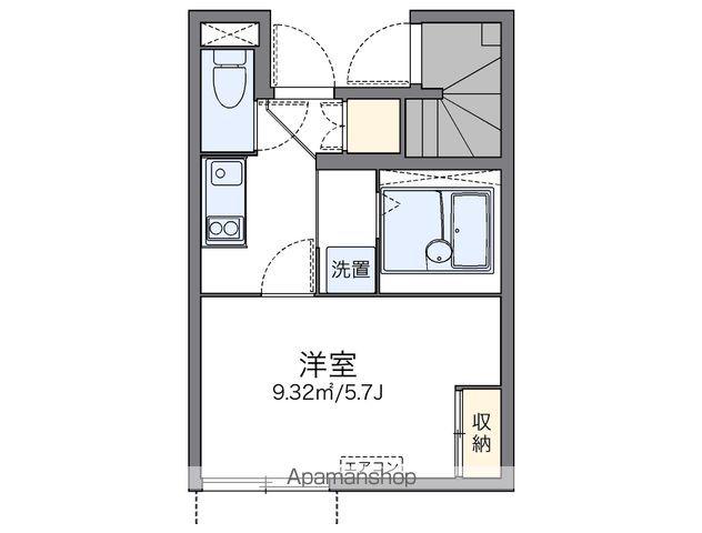 レオネクストらん(1K/1階)の間取り写真