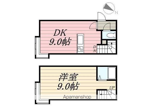 AMS平和通(1LDK/1階)の間取り写真