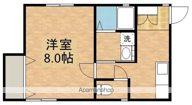 トワール東堀(1K/1階)の間取り写真