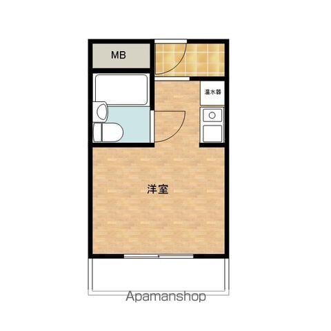 おおやマンションⅡ(1K/4階)の間取り写真