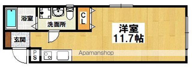 マーヴェリック堺東(ワンルーム/5階)の間取り写真