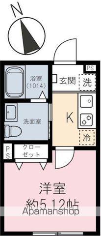 パークアヴェニュー練馬北町(1K/3階)の間取り写真