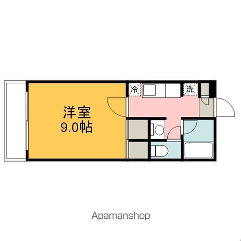 BELETRE・K(1K/3階)の間取り写真