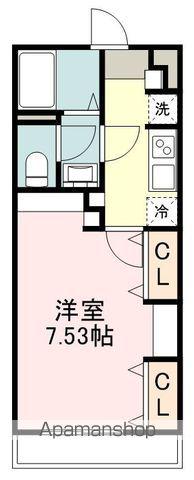 リュクス錦町(1K/3階)の間取り写真