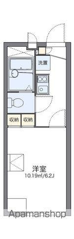 レオパレス宮野木台(1K/1階)の間取り写真